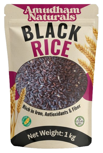 Black Rice Raw கருப்பு கவுனி அரிசி