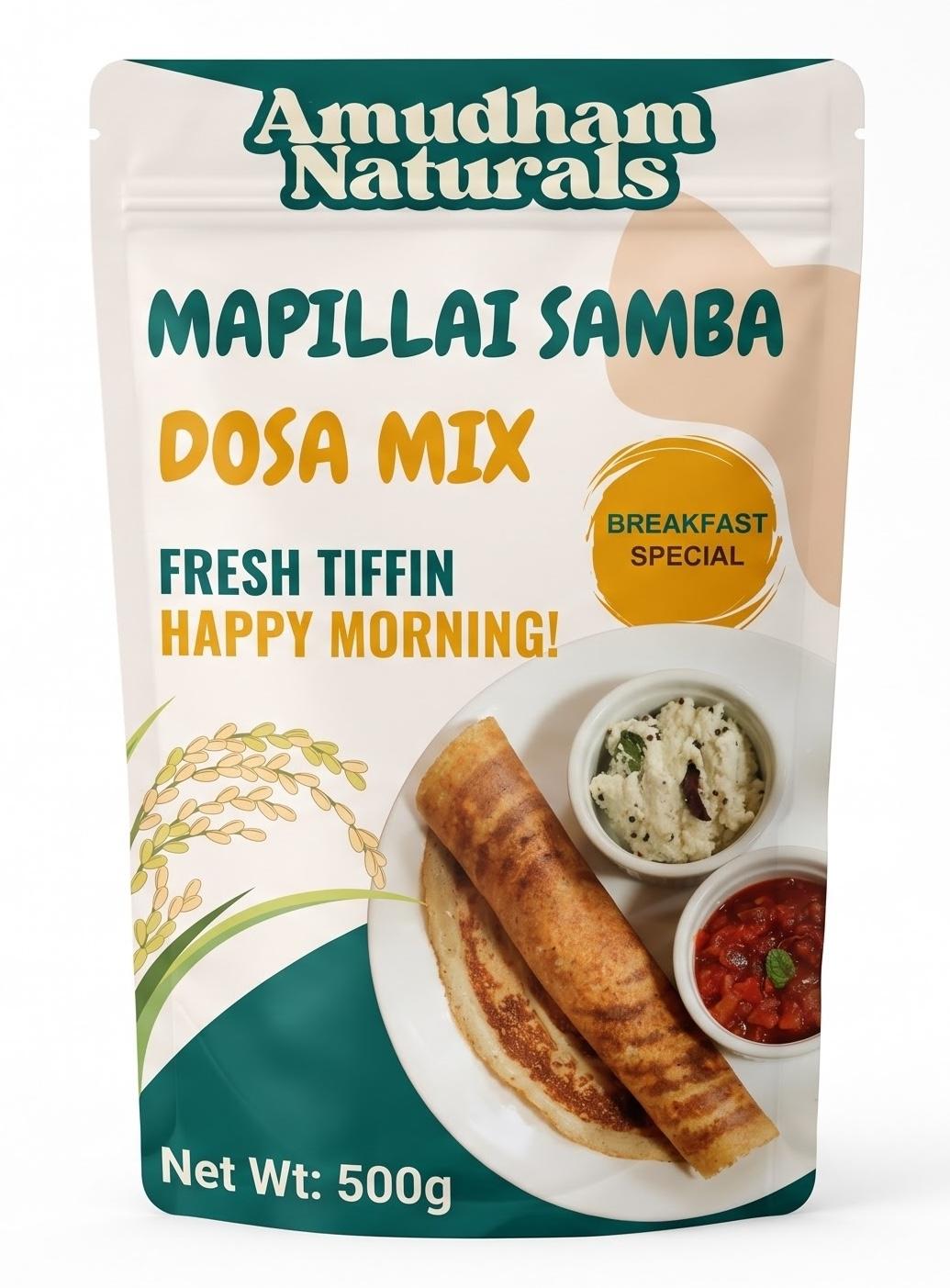 Amudham Naturals Mapillai Samba Dosa Mix மாப்பிள்ளை சம்பா தோசை மிக்ஸ்